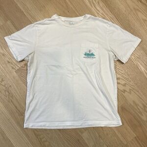 Vineyard Vines Shirt Short Sleeve Pocket T-Shirt Men's Size M Preppy Casual